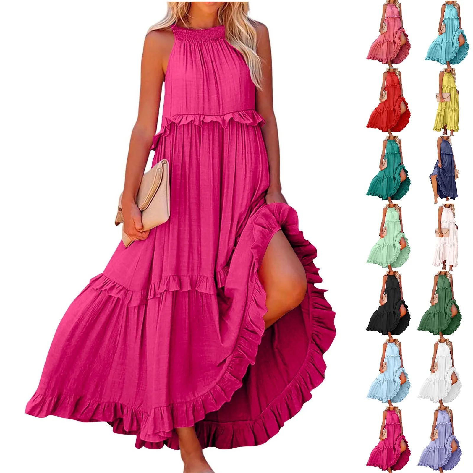 Women's Summer Long Dress Big Swing