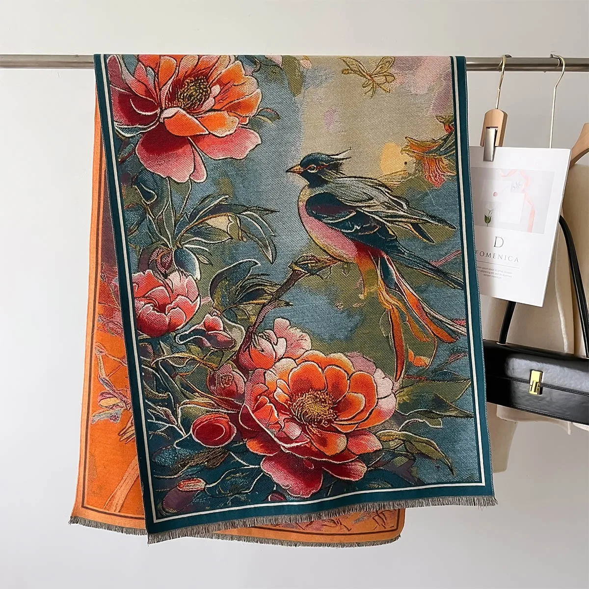 Cashmere Wrap Winter Thickened Shawl - Image 5