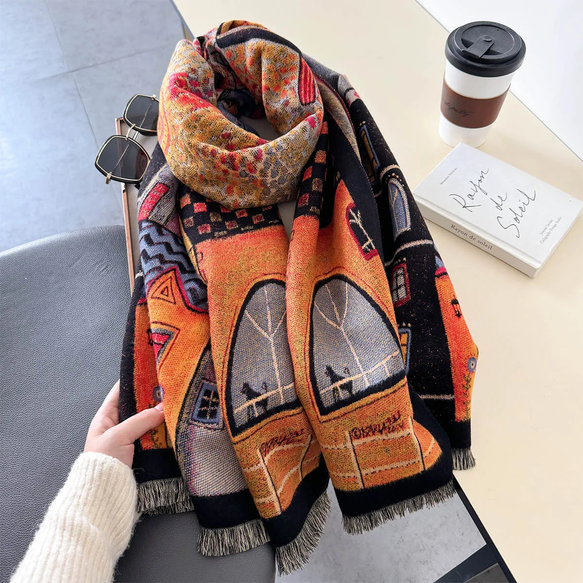 Double Sided Sacarf for Women - Image 4