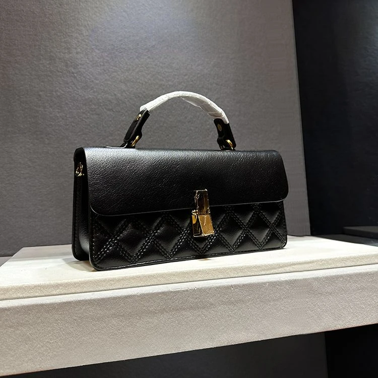 New High Quality Cowhide Niche Single Shoulder Bag - Image 3