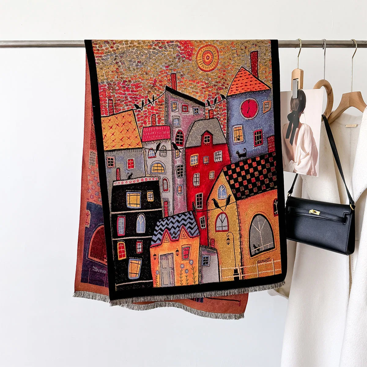 Double Sided Sacarf for Women - Image 5