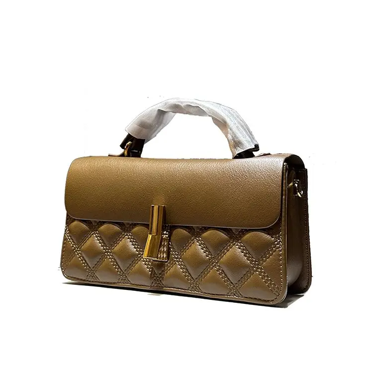 New High Quality Cowhide Niche Single Shoulder Bag - Image 5