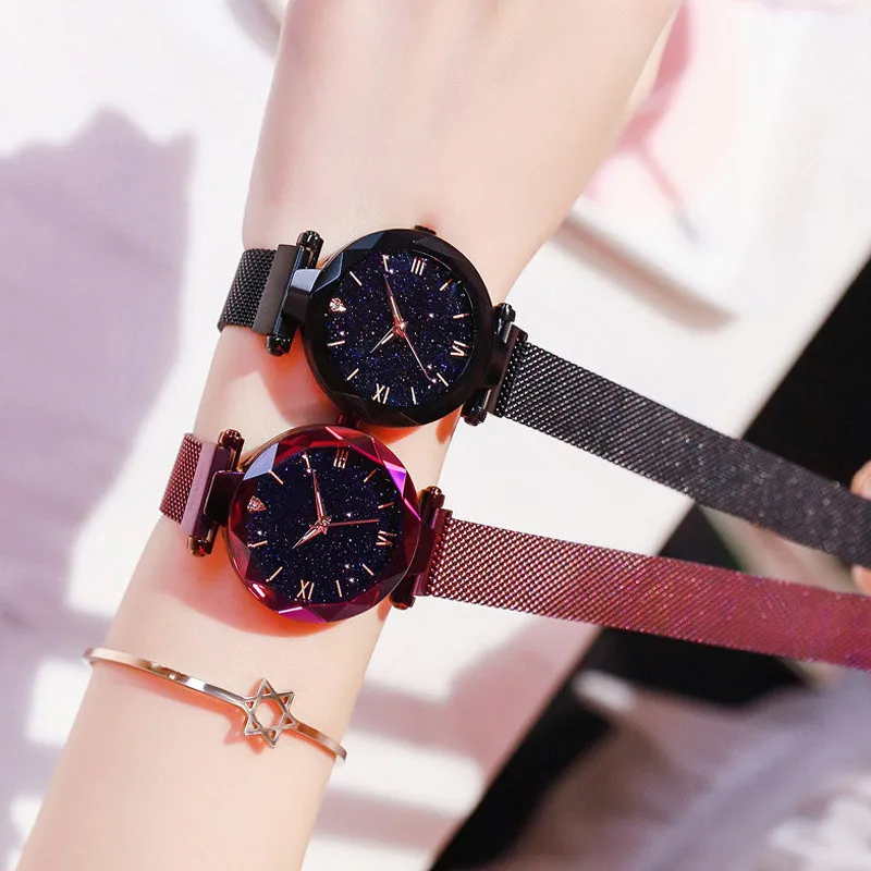 Womens Fashion Starry Sky Watch - Image 4