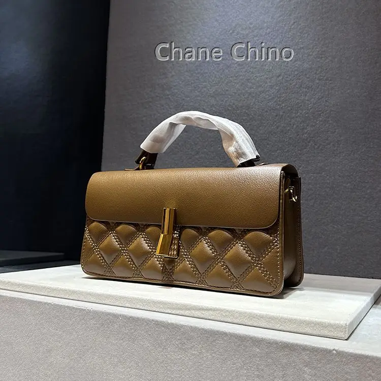 New High Quality Cowhide Niche Single Shoulder Bag - Image 6