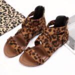 Casual Footwear Leopard Print Sandal