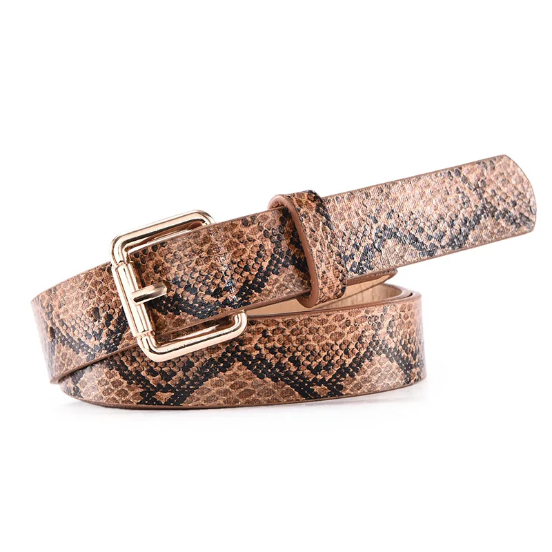 Customized PU Leather Leopard Belt For Women - Image 4